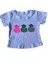 Imagem de Kit 3 tshirts estampadas infantil