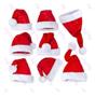 Imagem de Kit 3 Un Gorro Touca De Papai Noel Veludo Com Nota Fiscal