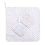 Imagem de Kit 3 und toalinha de boca soft com prendedor chupeta 100% algodao