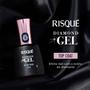 Imagem de Kit 3 und Top Coat Fixador Risqué Diamond Gel Cremoso 9,5ml