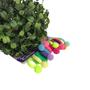 Imagem de Kit 3 unidades de fecho com 4 mini elástico infantil colorido com pompom delicado