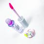 Imagem de Kit 3 unidades de lip gloss labial aneis donuts coloridos removível