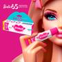 Imagem de kit 3 Unidades Hidratante Labial Carmed Barbie Crystal Efeito Gloss 10g