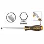 Imagem de Kit 3 unidades - ingco chave de fenda com tampa de impacto 1/4 x 4 pol.
