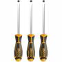 Imagem de Kit 3 unidades - ingco chave de fenda com tampa de impacto 1/4 x 4 pol.