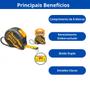 Imagem de Kit 3 unidades - ingco trena de 8 metros emborrachada com botao duplo 8m x 25