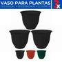 Imagem de Kit 3 Vaso de Plantas Plástico 2L Mudas Decoração Jardinagem