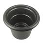 Imagem de Kit 3 Vaso Redondo Grande Flor Plantas Jardim Plástico Preto