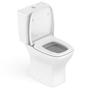 Imagem de Kit 3 Vaso Sanitários Rimless com Caixa Acoplada Smart Clean Harpic e Assento Soft Close Vip Celite