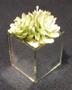 Imagem de Kit 3 Vasos De Espelho C/ Flor Artificial Requinte Decoração