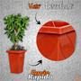 Imagem de Kit 3 Vasos Planta Decorativo Quadrado 13l Cores Para Áreas