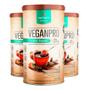 Imagem de Kit 3 Veganpro Proteína Vegetal Chocolate com Morango Nutrify 450g