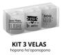 Imagem de Kit 3 Velas Ho'oponopono Decoração Prática 90g