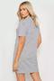 Imagem de Kit 3 Vestido Camisetão Blusao Feminino Camisa Mulheres Top - Preto - Cinza - Marinho
