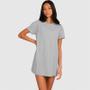 Imagem de Kit 3 Vestido Camisetão Moda Básica Casa Slim Fitness Feminino - Sortidas