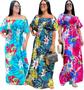 Imagem de Kit 3 vestidos longos Plus Size 