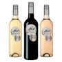 Imagem de Kit 3 Vinhos Gio Tinto, Rosé e Branco Francês vinícola Gérard Bertrand