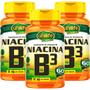 Imagem de Kit 3 Vitamina B3 Niacina 500mg Puro 180 Caps Vegana Unilife