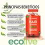 Imagem de Kit 3 Vitamina Hair cabelos e unhas Gummmy 60 Gomas 540g sabor Melancia