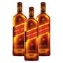 Imagem de Kit 3 Whisky Importado Johnnie Walker Red Label 500ML 8 Anos