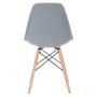 Imagem de KIT - 3 x cadeiras Charles Eames Eiffel DSW - Base de madeira clara