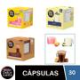 Imagem de Kit 30 cápsulas Dolce Gusto Nesquik, Galak e Alpino - 3 caixas