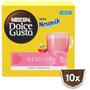 Imagem de Kit 30 Cápsulas Nescafé Dolce Gusto Nesquik Morango 3 Caixas