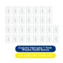 Imagem de Kit 30 Conjunto Interruptor 1 Tecla Simples 10A Embutir Radial Branco Completo