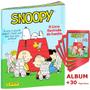 Imagem de Kit 30 Figurinhas Turma do Snoopy 2024 + Livro Ilustrado Álbum Snoopy 