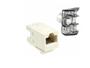 Imagem de Kit 30 Keystone Femea Amp/Commscope Cat6E Branco 1375055-3