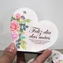 Imagem de Kit 30 Lembranças Dia Das Mães Mdf Coração Frase 8cmx8,7cm