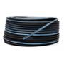 Imagem de Kit 30 mts Mangueira 1/4 Conexões Pneumática Compressor 300 Psi Tarja Azul Com Trama de Polyester Flexível e Resistente