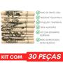 Imagem de Kit 30 Panos De Prato Crú Extra Rústico Coleção Temperos