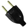 Imagem de Kit 30 Plugue Pino Macho 2p 10A Oco Com Inmetro 110V/220V Bivolt Preto