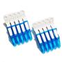 Imagem de Kit 30 Presilhas Jacaré Crocodilo Cabeleireiro Azul