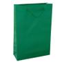 Imagem de Kit 30 Sacolas Papel Verde Bandeira Presente 25X17X6Cm Bolsa