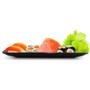 Imagem de Kit 30 Travessas Retangulares 27 Cm em Melamina/Plastico para Sushi  Bestfer 