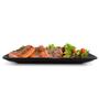 Imagem de Kit 30 Travessas Retangulares 27 Cm em Melamina/Plastico para Sushi  Bestfer 
