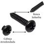 Imagem de Kit 300 Peças Parafusos Rosca Soberbos Para Alto Falante 13mm 22mm 38mm Pequeno Médio Grande