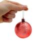 Imagem de Kit 36 Bolas Enfeite Natalino Árvore Natal 60mm Vermelho