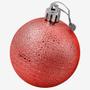 Imagem de Kit 36 Bolas Enfeite Natalino Árvore Natal 60mm Vermelho