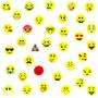 Imagem de Kit 36 Imãs De Emoji