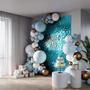 Imagem de Kit 36 Unidades Painel Decorativo Lantejoula Shimmer Wall Azul