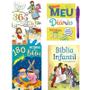 Imagem de Kit 365 Desenhos da Bíblia para Colorir + 180 Histórias da Bíblia + Bíblia Infantil  Letra Grande + Livro Meu Diário