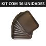 Imagem de Kit 36Un Bandeja Restaurante Self Service Fast Food 45X35 Mr