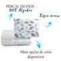 Imagem de Kit 3pçs Lençol para Menino Mini Cama Nuvem Azul Moderno