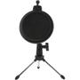 Imagem de Kit 3Pedestal Suporte Tripé Móvel De Mesa Com Pop Filter