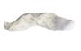Imagem de Kit 3un Bigode falso Branco de Pelucia curvado nas pontas