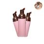 Imagem de kit 3un Frasco Pump Espumador Delicado Rose e Dourado