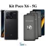 Imagem de Kit 3UN Película 3D Privacidade + Capa Transparente Xiaomi Poco X6 5G